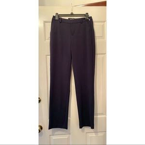 Navy straight dress pants